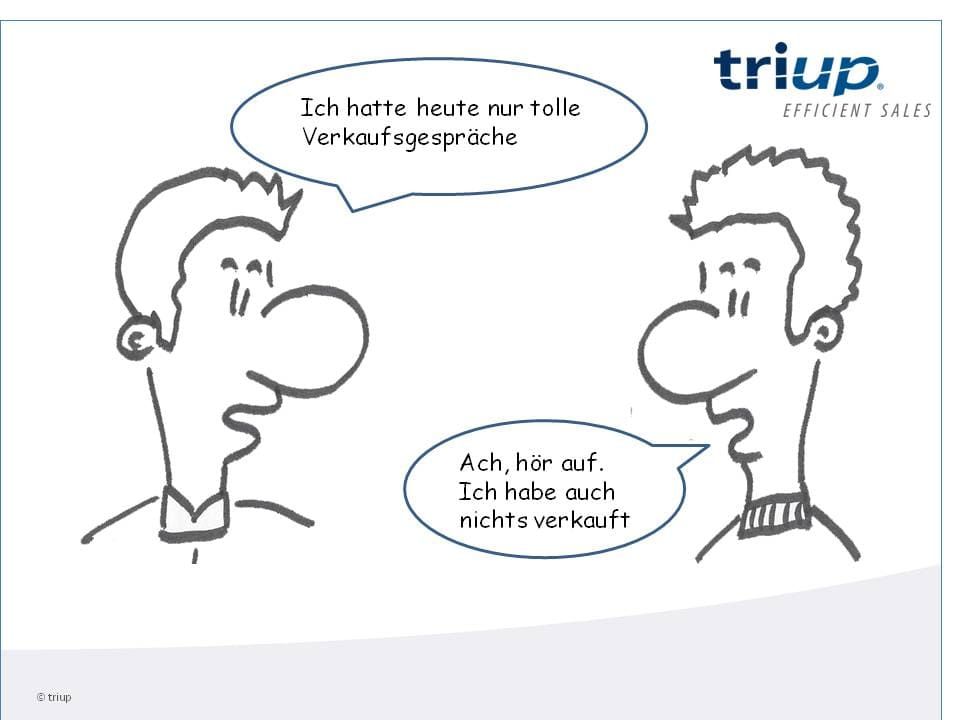 Zwei Vertriebsmitarbeiter im Gespräch