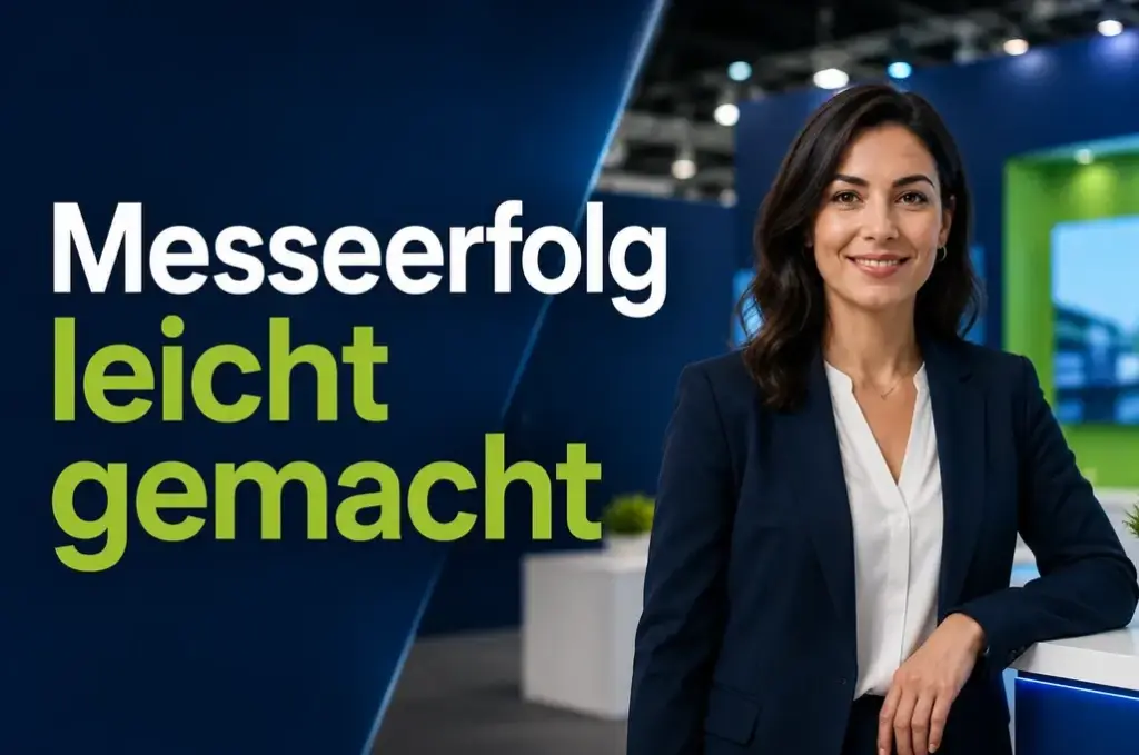 Das Workbook "Messeerfolg leicht gemacht" mit professionellem Messeauftritt, Beratungsgespräch am Messestand und klarer Vertriebswirkung.